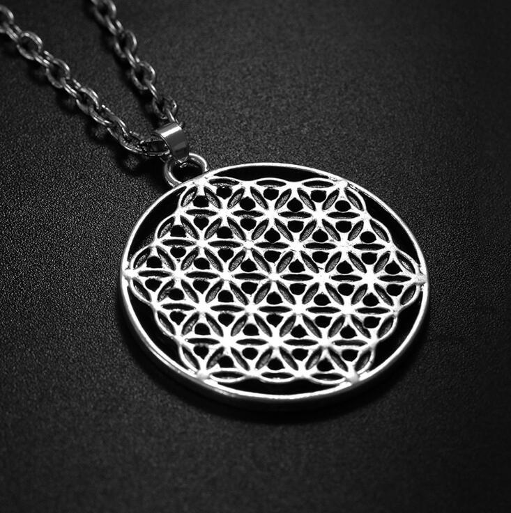 1pc Seed Of Life Pendant Flower Of Life Necklace Jewelry Sacred Geometry Women Accessories