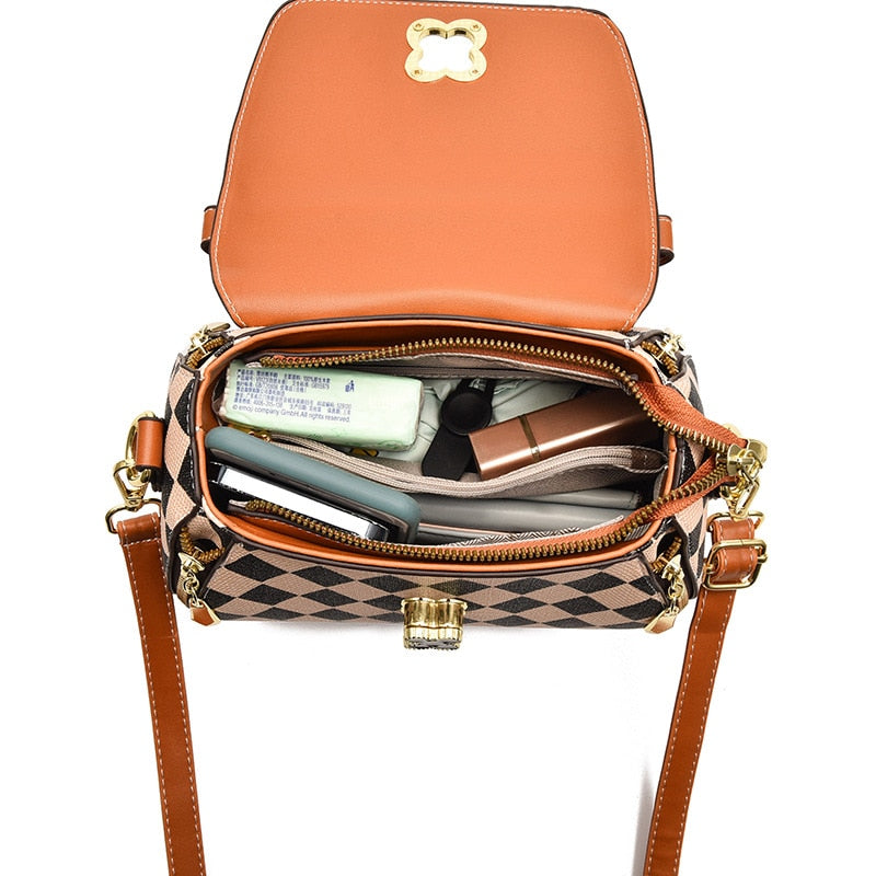 Bolso de Lujo para Mujer - Cuero PU con Asa Superior