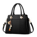 Bolso de Hombro de Cuero para Mujer - Estilo Vintage con Borlas