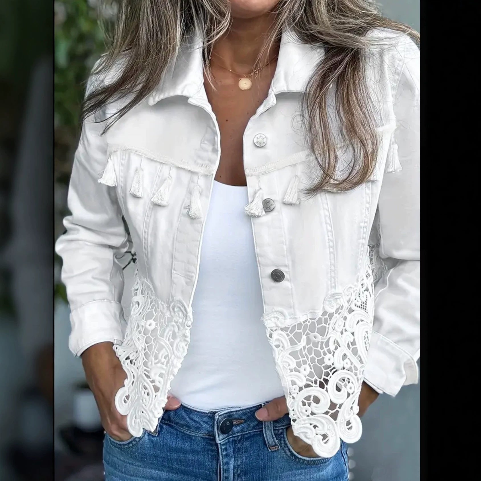Spring Summer New Style Denim Jacket for Women Short Height Friendly