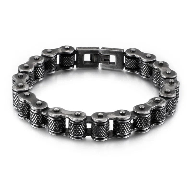Pulsera Cadena de Moto en Acero Inoxidable - Estilo Urbano
