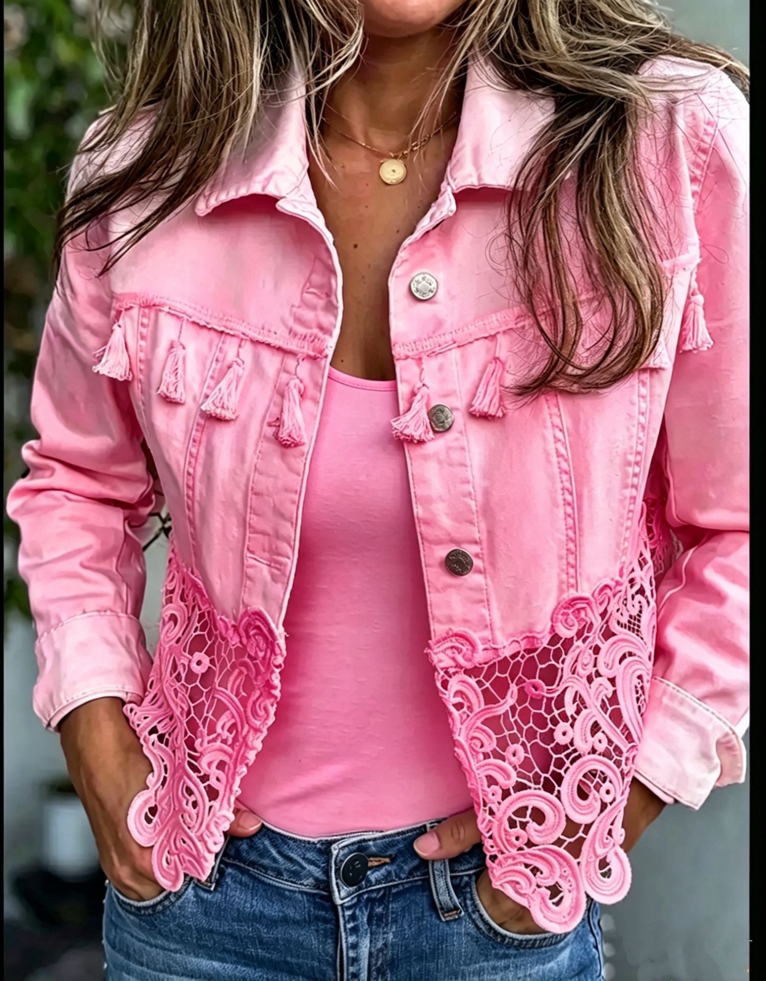 Spring Summer New Style Denim Jacket for Women Short Height Friendly