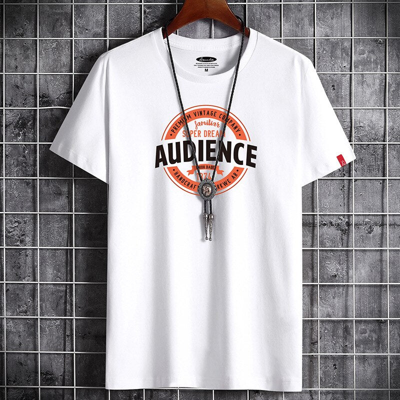 Camiseta oversize cuello redondo para hombre - Estilo urbano