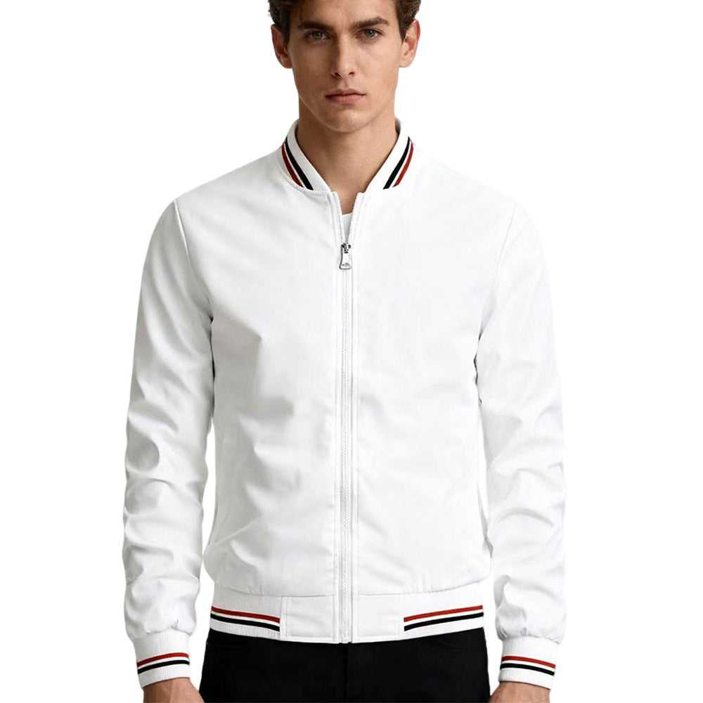 Chaqueta de Béisbol con Cuello para Hombre