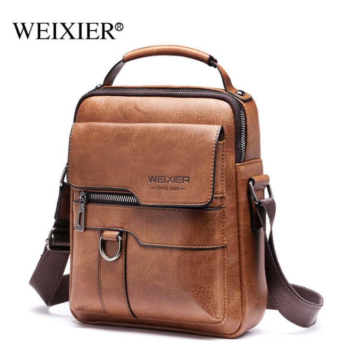Bolso Cruzado Casual para Hombre - Cuero PU Estilo Vintage