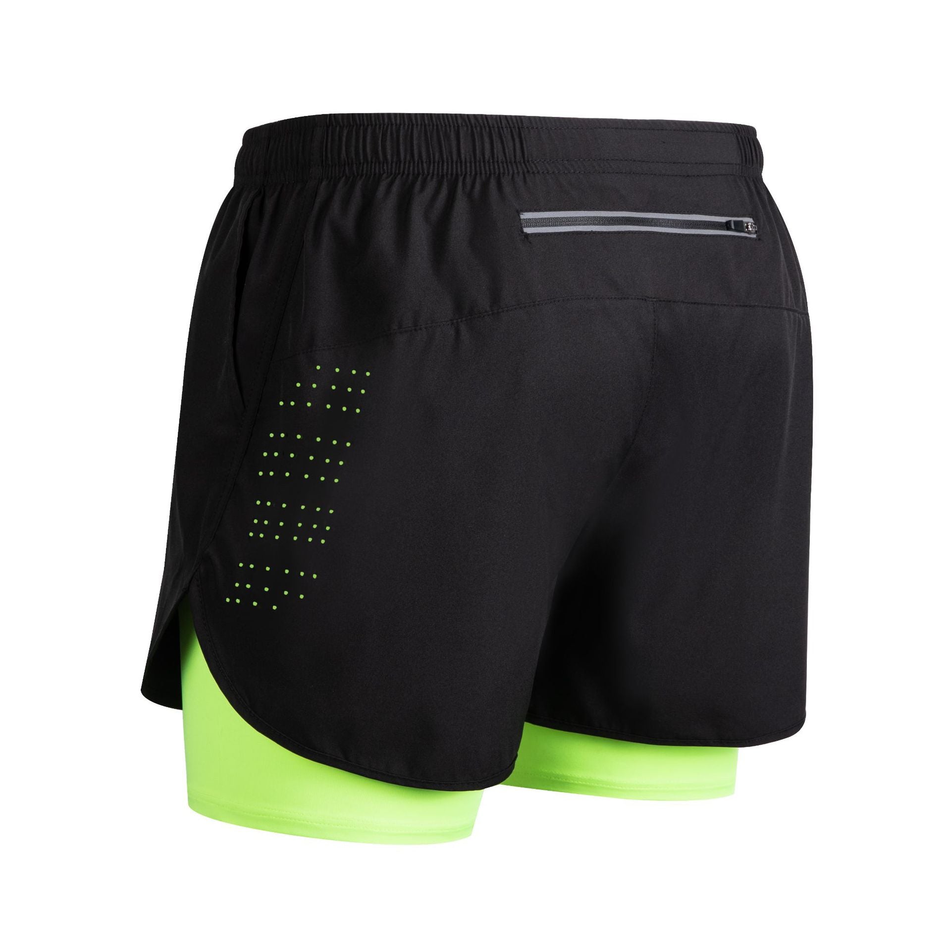 Pantaloneta Deportiva 2 en 1 con Forro Interior para Hombre