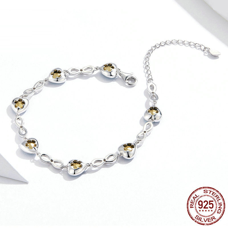 Pulsera LOVE en Plata 925 con Cristal Austriaco