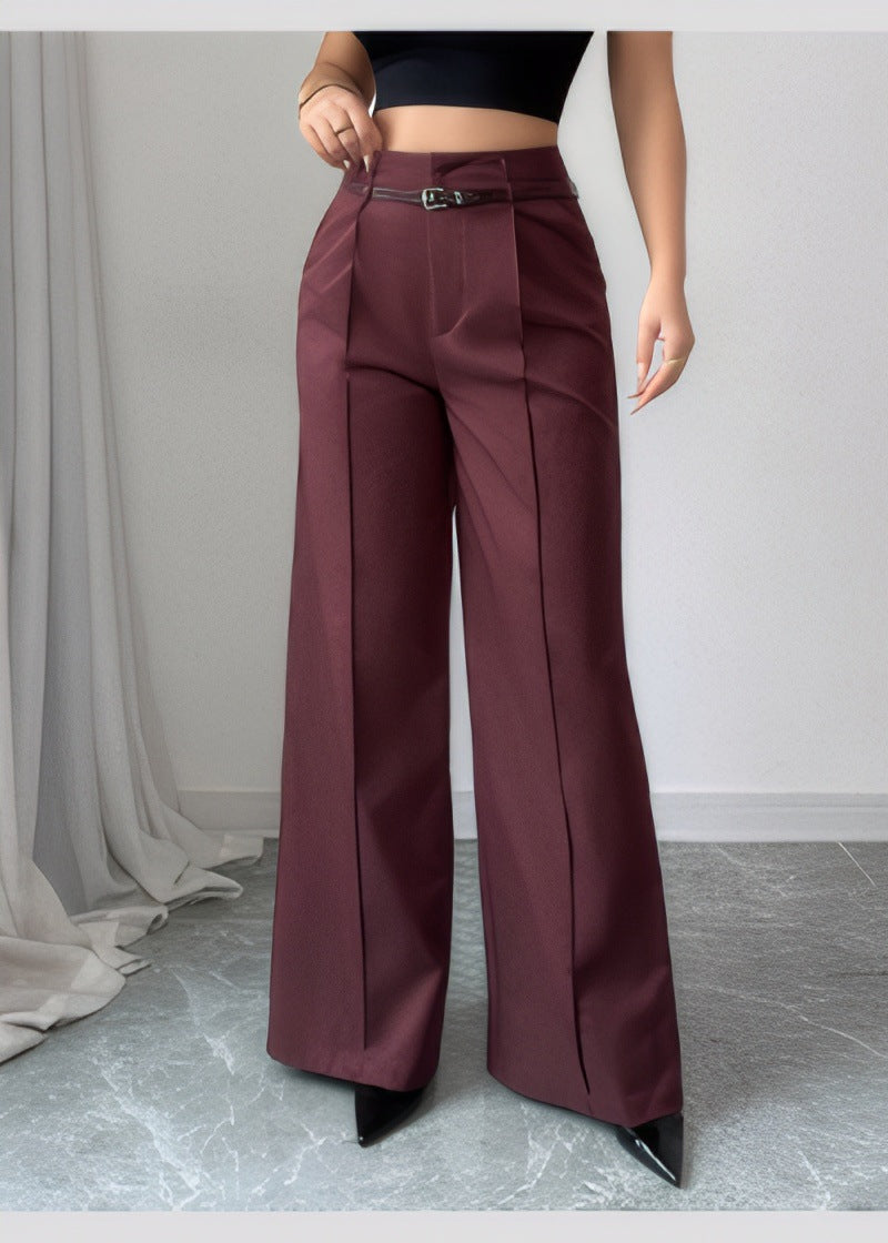 Pantalones Rectos de Talle Alto para Mujer
