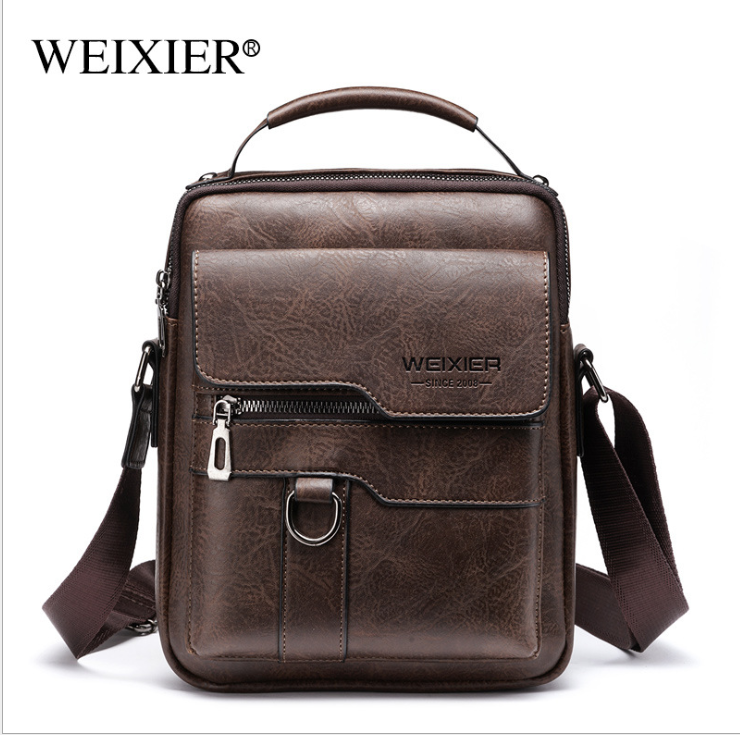 Bolso Cruzado Casual para Hombre - Cuero PU Estilo Vintage