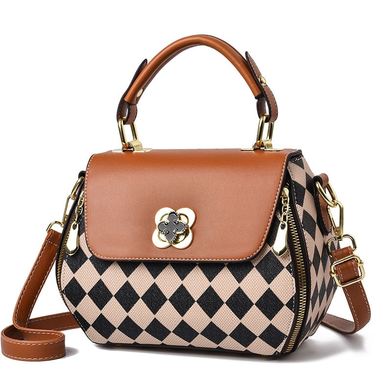 Bolso de Lujo para Mujer - Cuero PU con Asa Superior