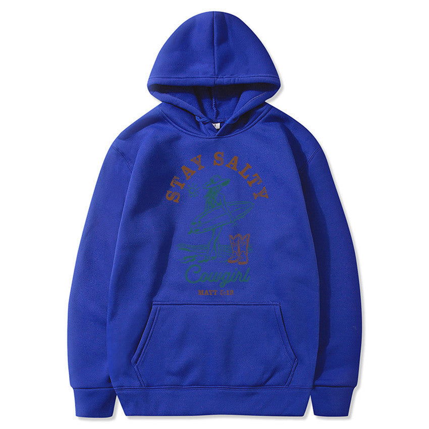 Hoodie estampada para mujer - Manga larga con capucha