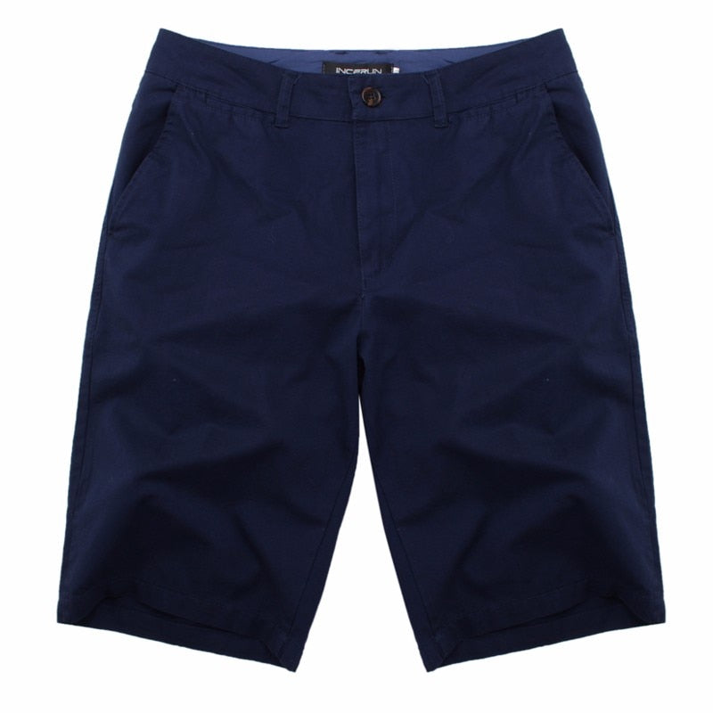 Shorts casuales de algodón para hombre - Bermuda slim fit
