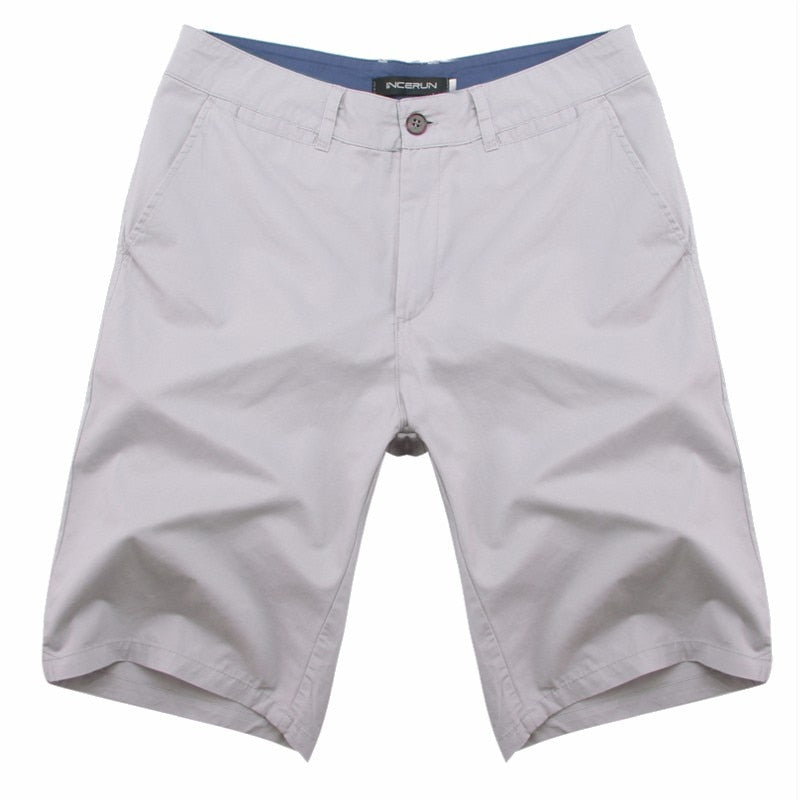 Shorts casuales de algodón para hombre - Bermuda slim fit