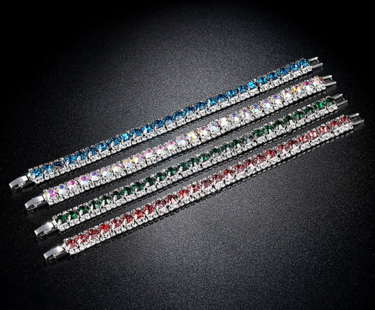 New style women's crystal bracelet Korean version full of rhinestones and hundred matching accessories