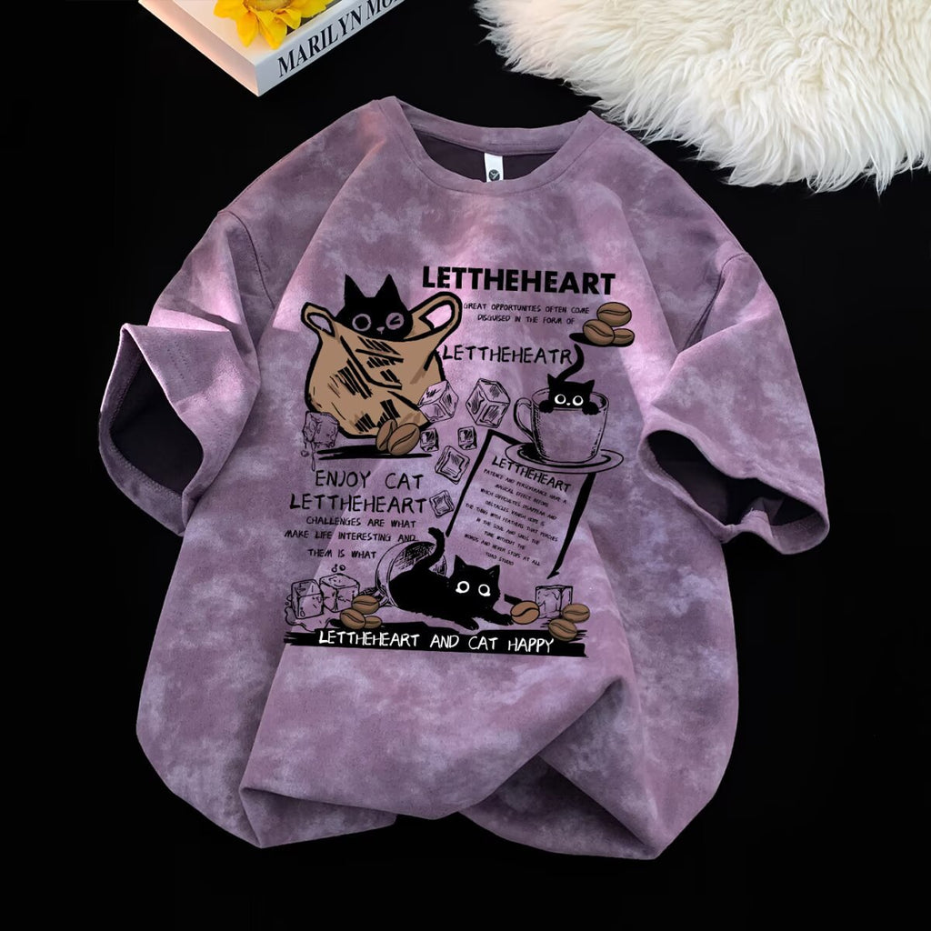 Camiseta Manga Corta Tie-Dye para Hombre