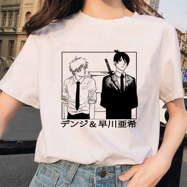 Camiseta Mujer Anime Chainsaw Man Pochita