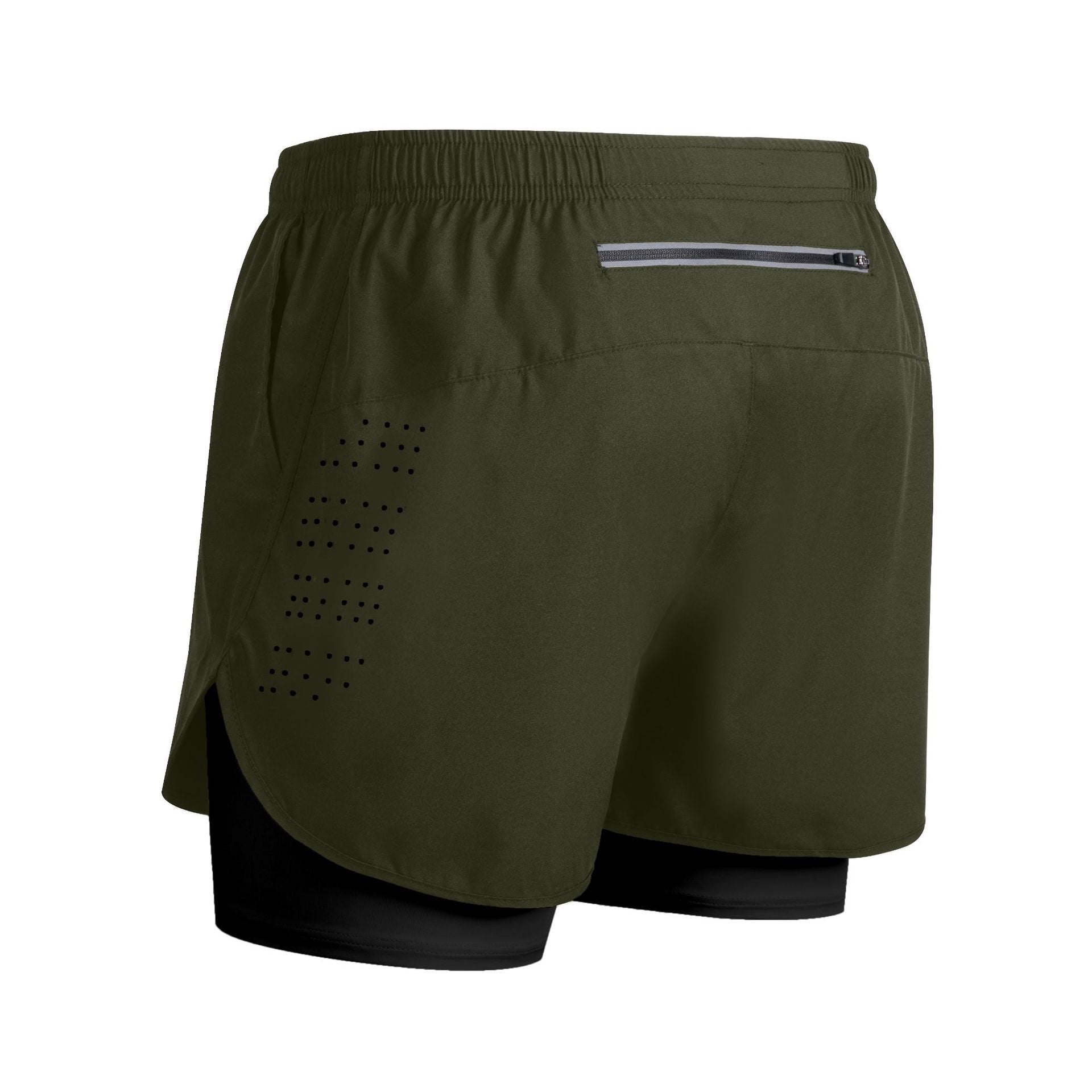 Pantaloneta Deportiva 2 en 1 con Forro Interior para Hombre