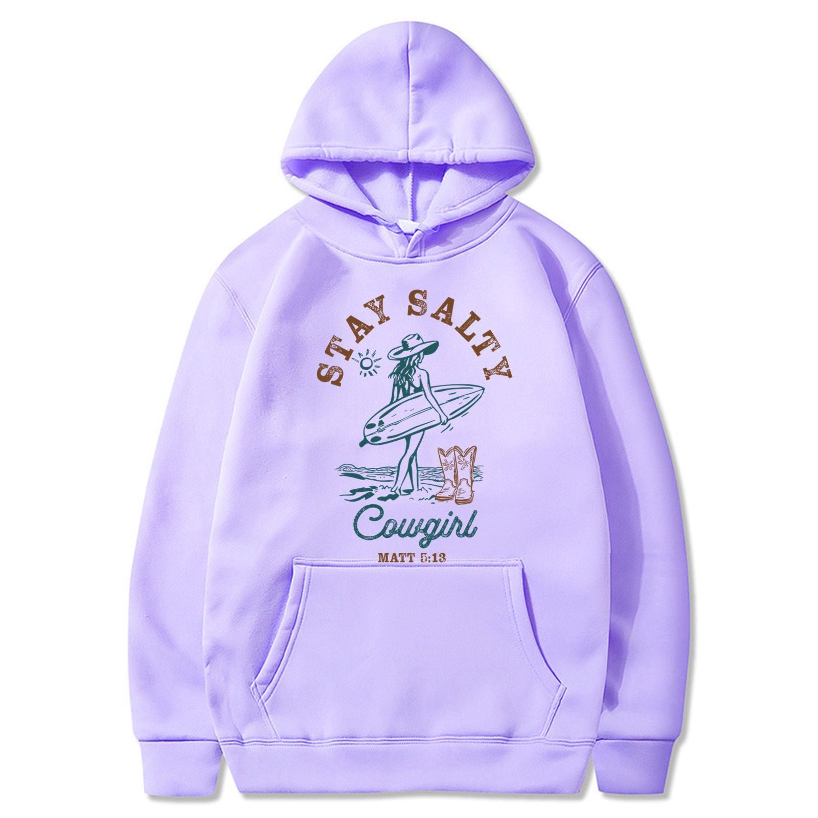 Hoodie estampada para mujer - Manga larga con capucha