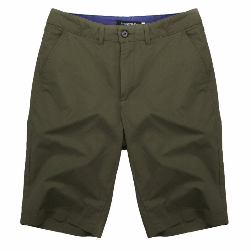 Shorts casuales de algodón para hombre - Bermuda slim fit
