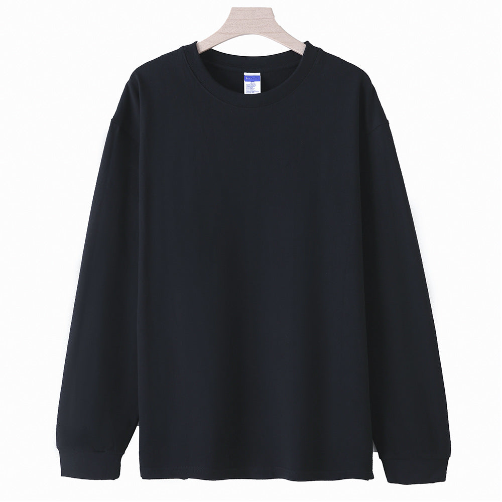 Camiseta manga larga holgada para hombre - Algodón suave