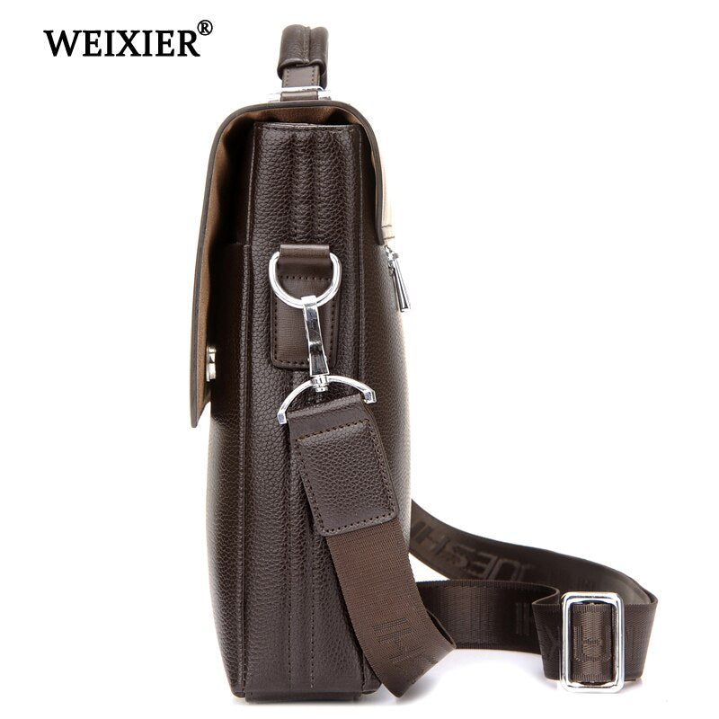 Bolso Tote de Negocios para Hombre - Cuero Microfibra para Laptop