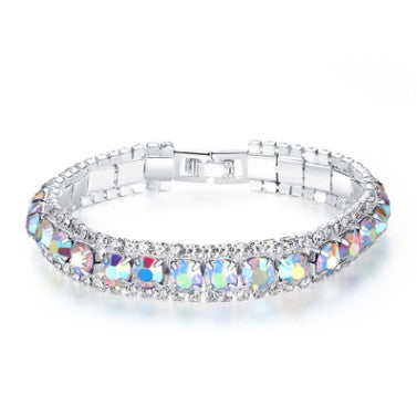 New style women's crystal bracelet Korean version full of rhinestones and hundred matching accessories