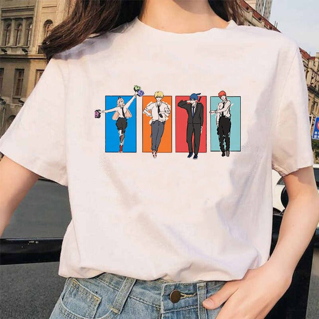Camiseta Mujer Anime Chainsaw Man Pochita