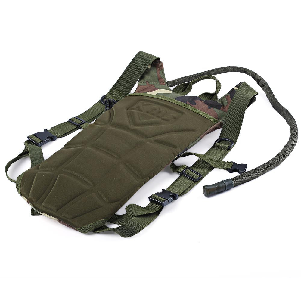 Mochila de Hidratación Táctica Militar MOLLE - 3L para Ciclismo y Camping