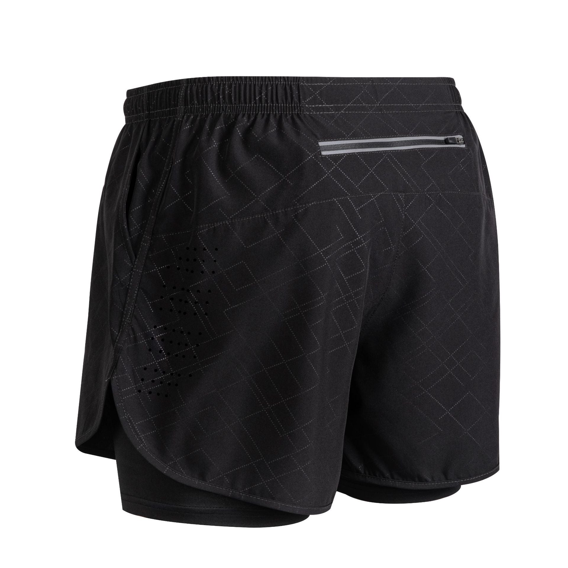 Pantaloneta Deportiva 2 en 1 con Forro Interior para Hombre
