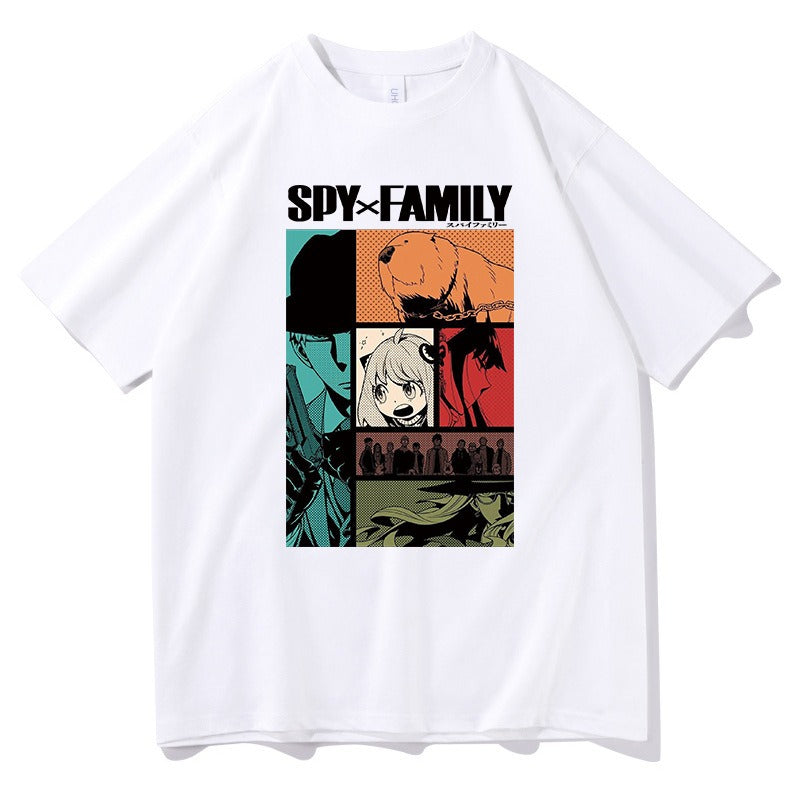 Camiseta anime pullover holgada - Estilo Harajuku unisex