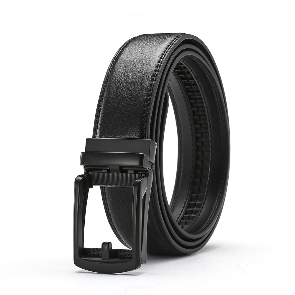 Cinturón de Cuero Genuino para Hombre - Hebilla Automática