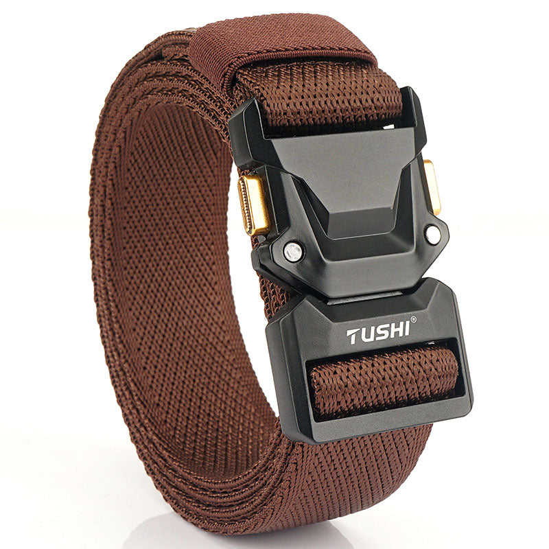 Cinturón Táctico de Nylon Elástico para Hombre - 7 Colores