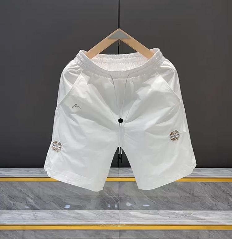 Pantaloneta Ligera con Bordado Estilo Coreano para Hombre
