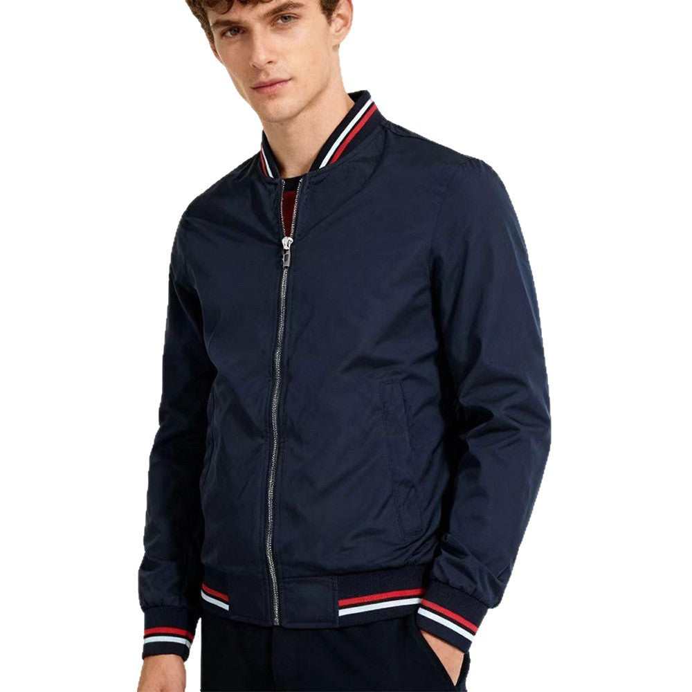 Chaqueta de Béisbol con Cuello para Hombre