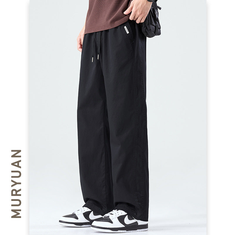 Pantalón Casual Deconstruido Color Liso para Hombre