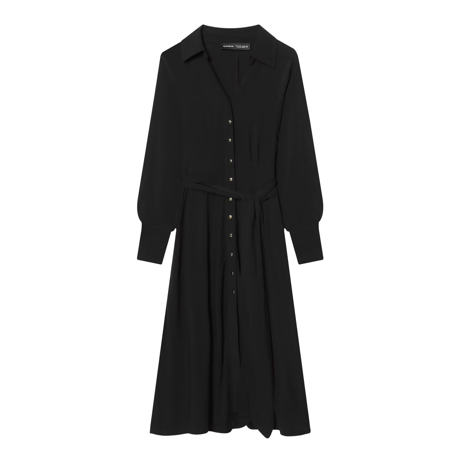 Vestido camisero estilo minimalista y estilizador