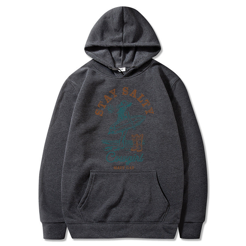 Hoodie estampada para mujer - Manga larga con capucha