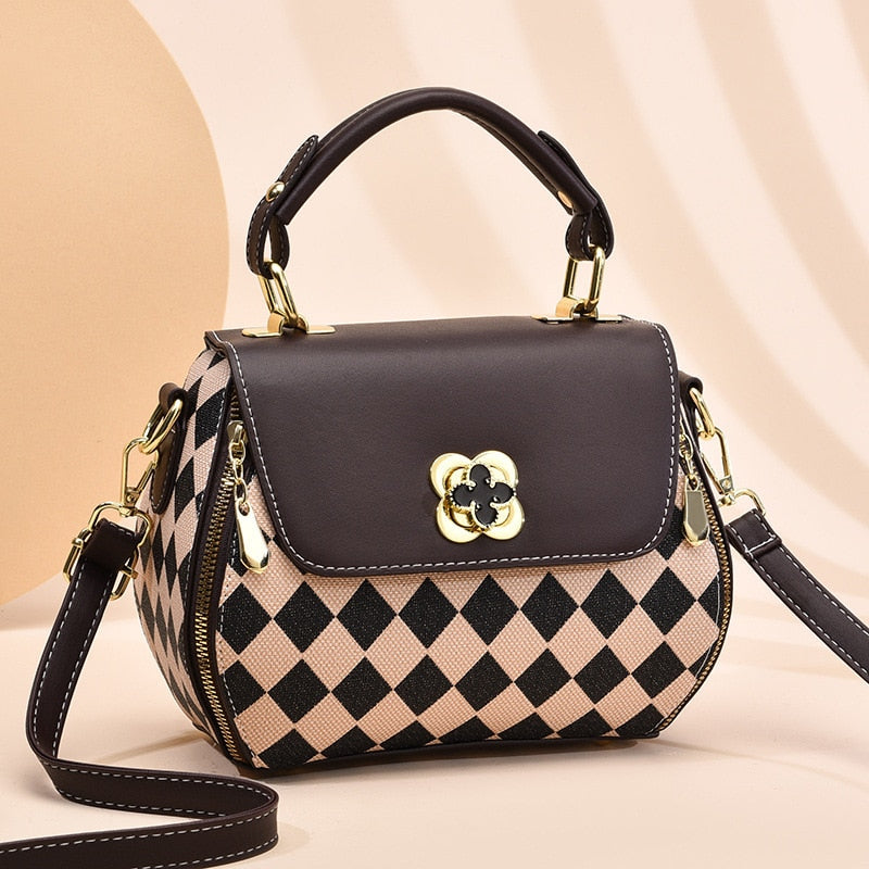 Bolso de Lujo para Mujer - Cuero PU con Asa Superior