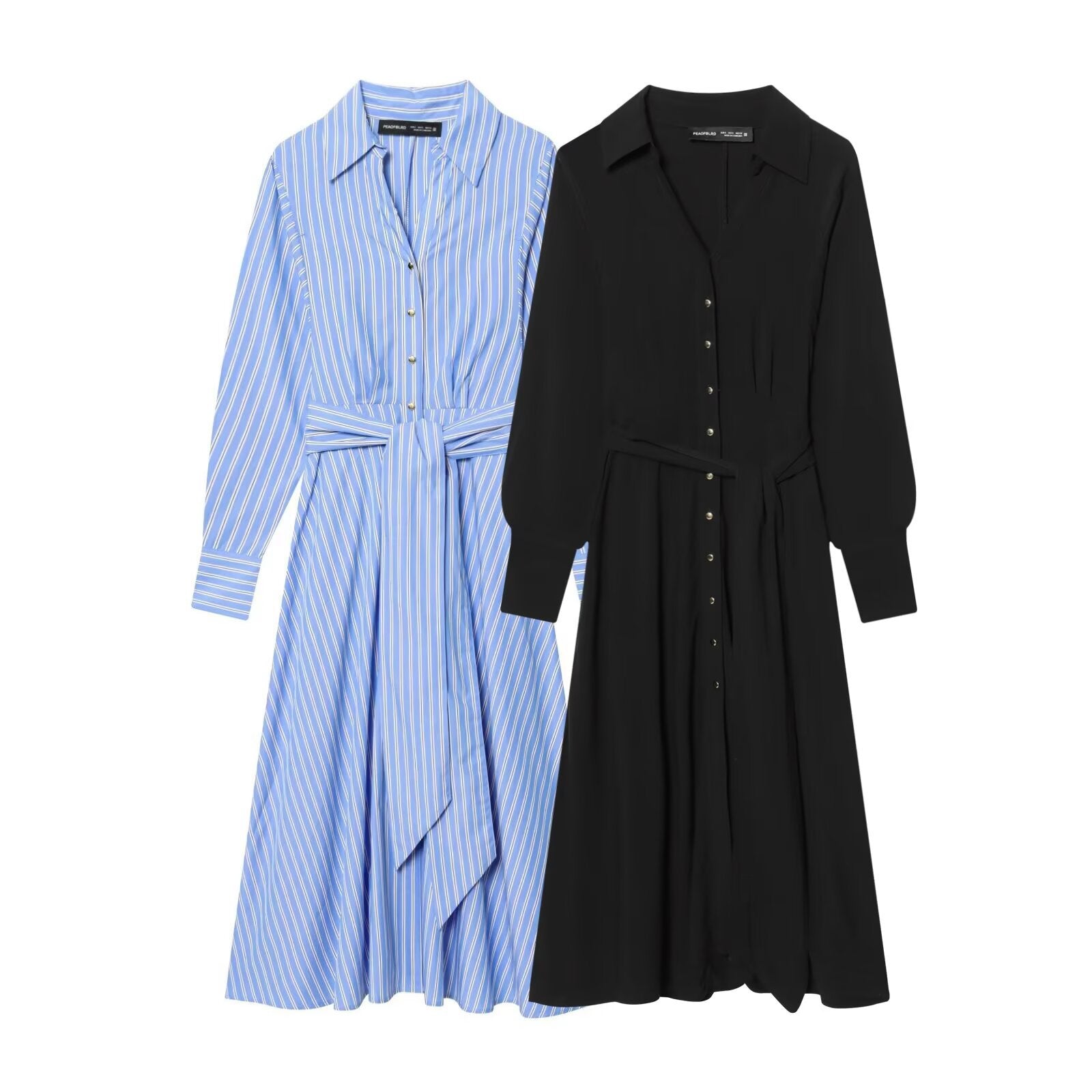 Vestido camisero estilo minimalista y estilizador