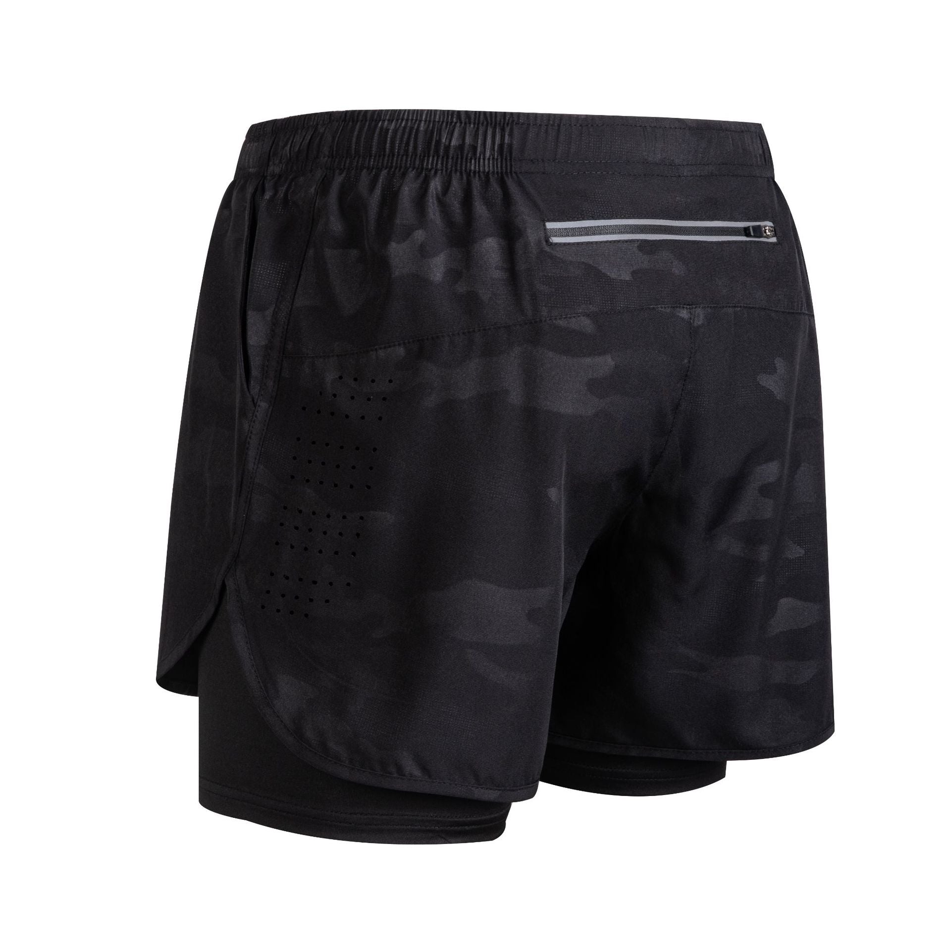 Pantaloneta Deportiva 2 en 1 con Forro Interior para Hombre