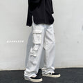 Pantalón cargo wide leg para hombre - Estilo urbano otoño