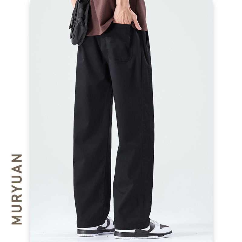 Pantalón Casual Deconstruido Color Liso para Hombre