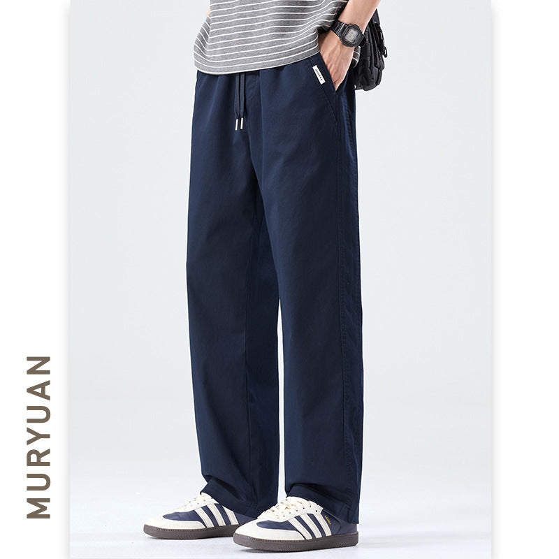Pantalón Casual Deconstruido Color Liso para Hombre