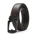 Cinturón de Cuero Genuino para Hombre - Hebilla Automática