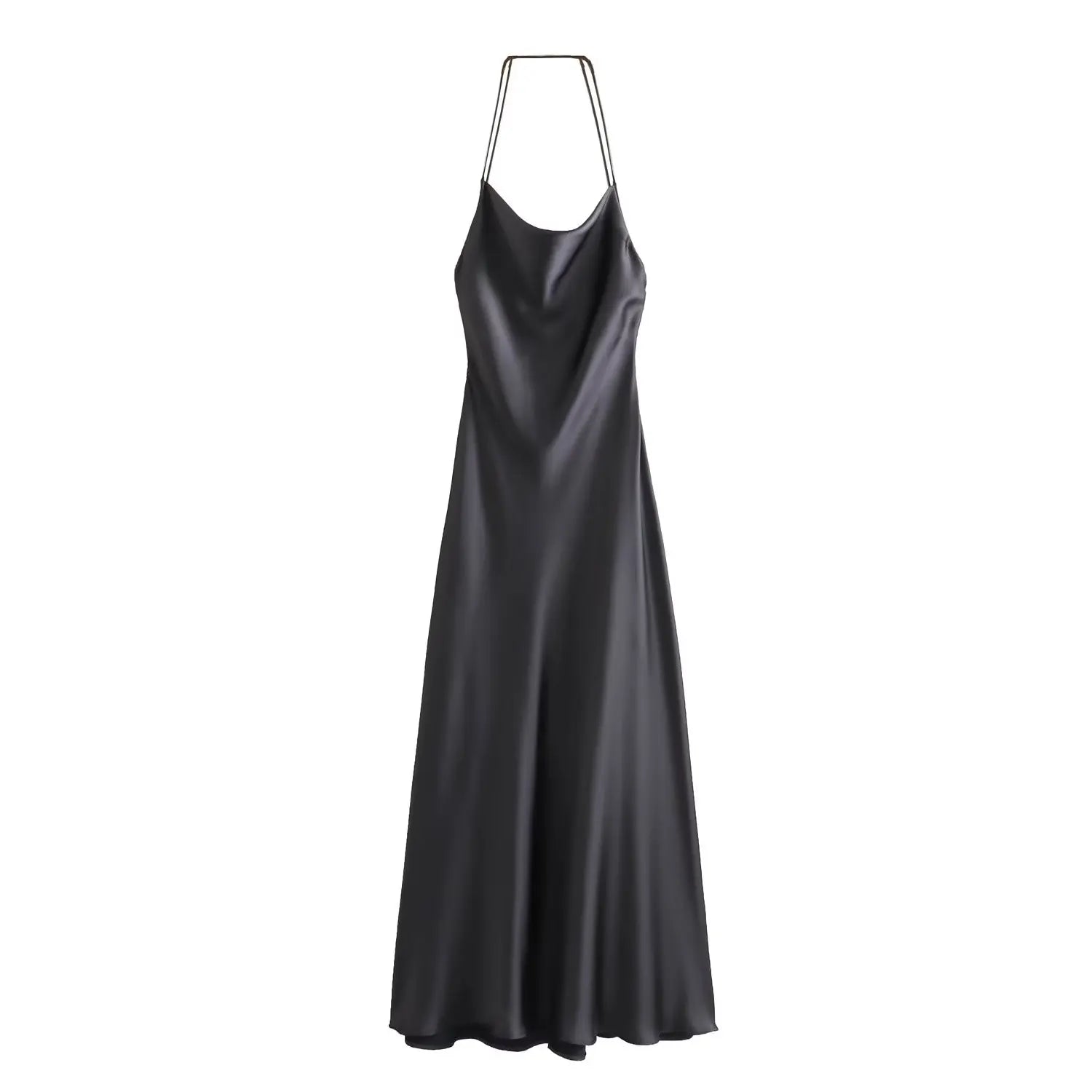 Vestido Largo Elegante de Tirantes para Mujer