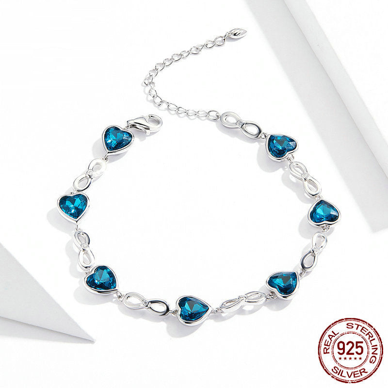 Pulsera LOVE en Plata 925 con Cristal Austriaco
