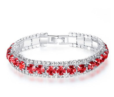 New style women's crystal bracelet Korean version full of rhinestones and hundred matching accessories