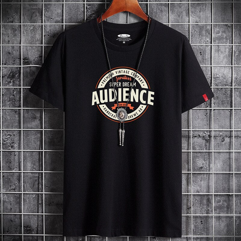 Camiseta oversize cuello redondo para hombre - Estilo urbano