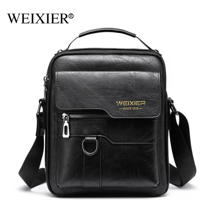 Bolso Cruzado Casual para Hombre - Cuero PU Estilo Vintage