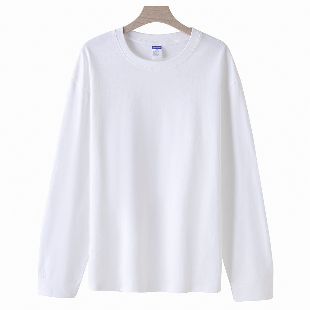 Camiseta manga larga holgada para hombre - Algodón suave